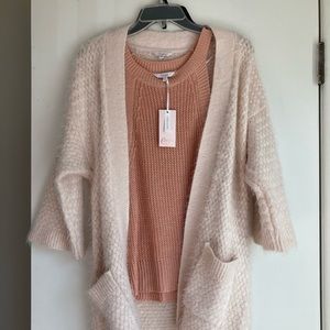 Candies Halter Top and Cardigan